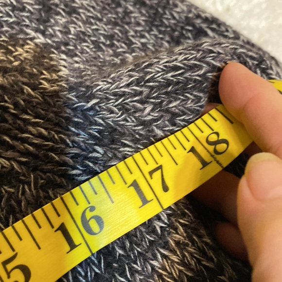 CALVIN KLEIN JEANS CARDIGAN SWEATER BLACK WHITE Flecks ONE Button Size … - Picture 14 of 14